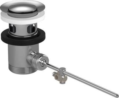 クロムブラック廃棄物セット ポップアップ バシンミキサーとビデットミキサー 白