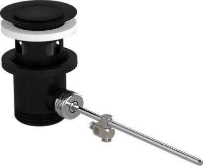 クロムブラック廃棄物セット ポップアップ バシンミキサーとビデットミキサー 白