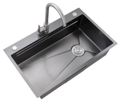 304SS ステンレス スチール ショップ シンク ナノコーティング ステンレス シングル ボウル キッチン シンク