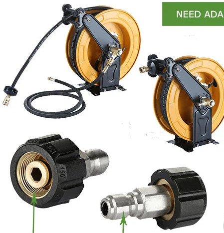 高圧洗浄機 ジェットホース ID 6mm 8mm ステンレス鋼 柔軟なホース クリーナー