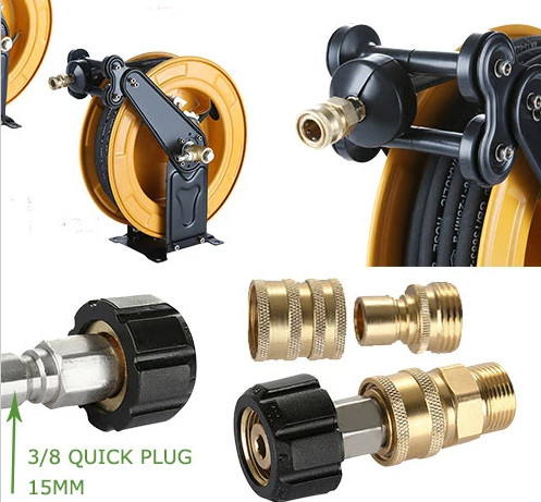 高圧洗浄機 ジェットホース ID 6mm 8mm ステンレス鋼 柔軟なホース クリーナー
