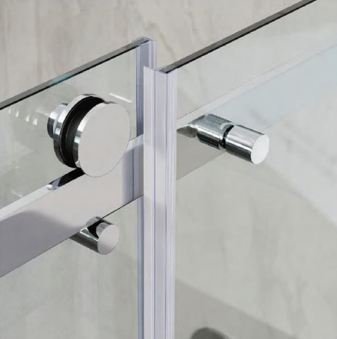 52 X 36 X 79 インチ 10mm カスタムガラスシャワーカバー 900 四角シャワーカバー